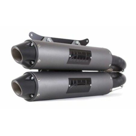 HMF Performance Series Silencer -Brushed Stainless Steel Stainless ste