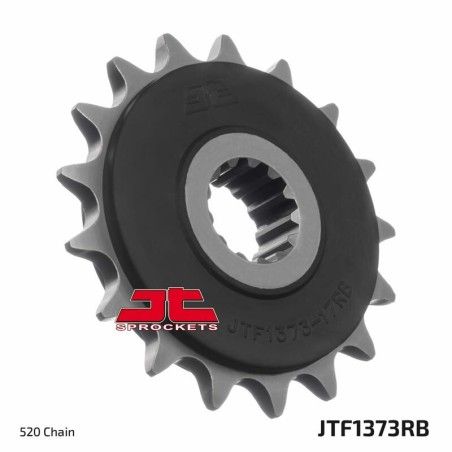 Piñón con goma anti-ruido JT SPROCKETS acero 1373 - 520 - motoscamaralweb.com