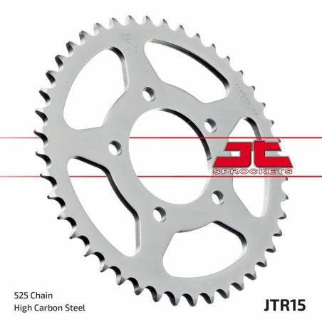 Corona JT SPROCKETS de acero 15 - 525 - motoscamaralweb.com