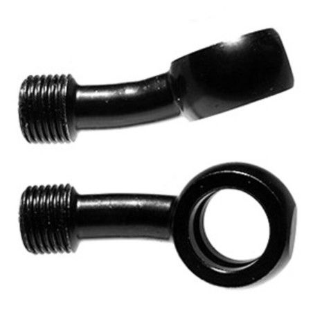 Banjo 20° + 20° lateral izq M10 Venhill negro - motoscamaralweb.com