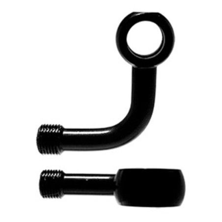 Banjo 90° lateral largo M10 Venhill negro - motoscamaralweb.com