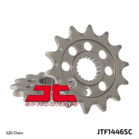 Piñón JT SPROCKETS acero autolimpiable 1446 - Paso 520 - motoscamaralweb.com