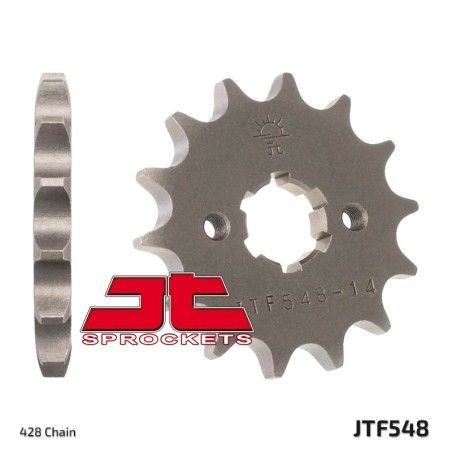 Piñón JT SPROCKETS acero estándar 548 - Paso 428 - motoscamaralweb.com