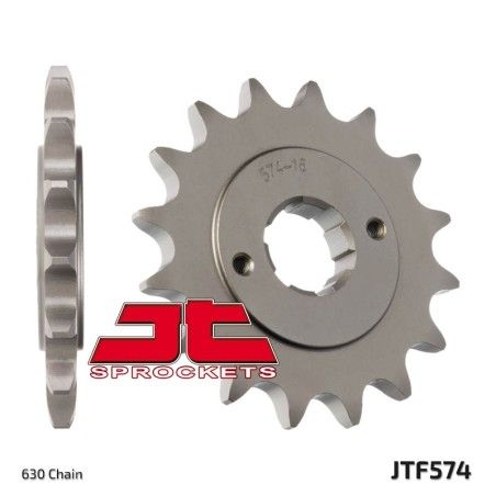 Piñón JT SPROCKETS acero estándar 574 - Paso 630 - motoscamaralweb.com