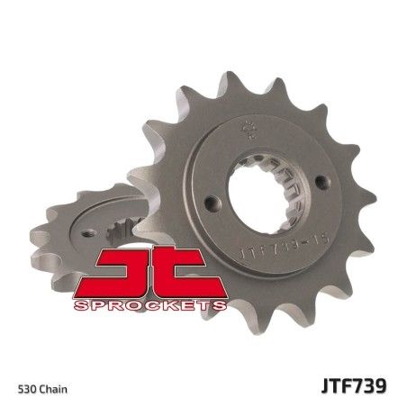 Piñon JT 739 de acero con 15 dientes - motoscamaralweb.com