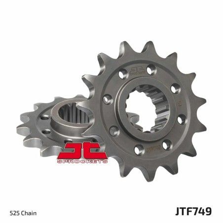 Piñon JT 749 de acero 15 dientes - motoscamaralweb.com