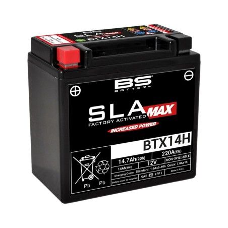 Batería BS BATTERY SLA MAX BTX14H (FA) - motoscamaralweb.com