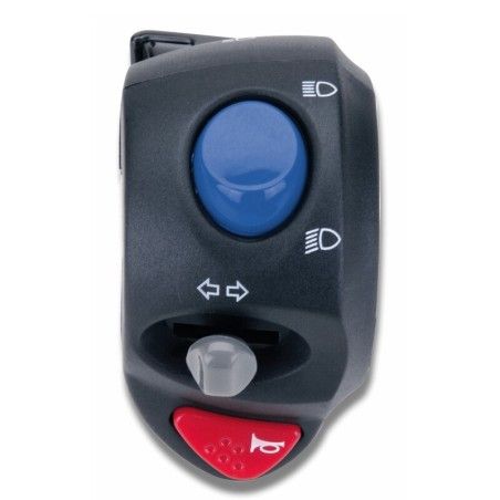 Mando eléctrico completo Domino izquierdo Malagutti 0029AA.7A - motoscamaralweb.com