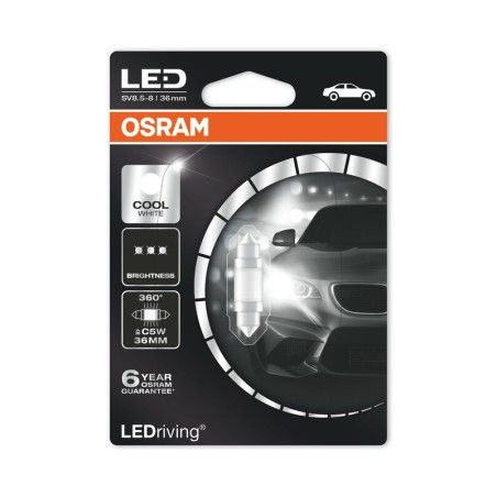 Lámpara OSRAM LED Retofit 12V cool Festoon 6000K - motoscamaralweb.com