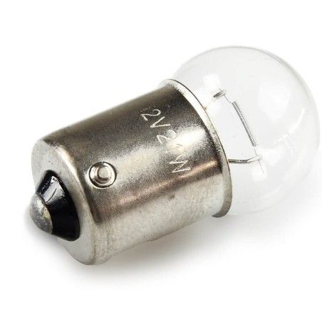 Lámpara V PARTS G18 BA15S 12V 21W Blanca - 10 uds - motoscamaralweb.com