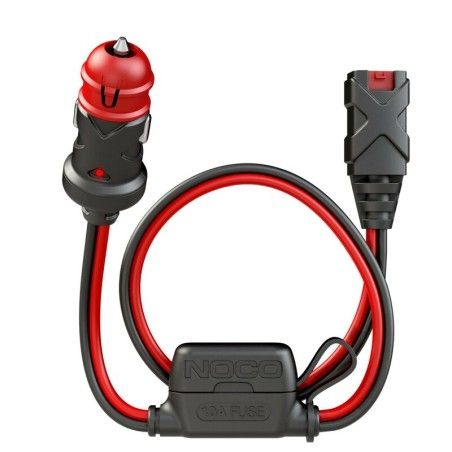 Cable para cargador de batería NOCO X-Connect 12V clavija encendedor - motoscamaralweb.com