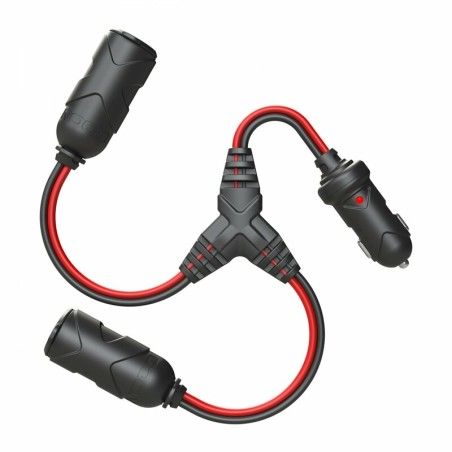 Adaptador de divisor de cable dos vías para enchufe de 12 V - motoscamaralweb.com
