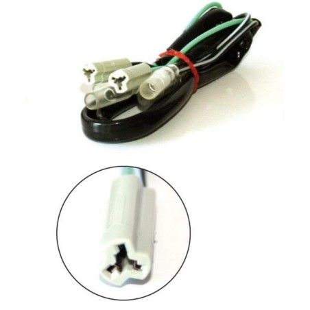 Cables conexión intermitentes Suzuki/Yamaha tipo origen Largo: 350mm - motoscamaralweb.com