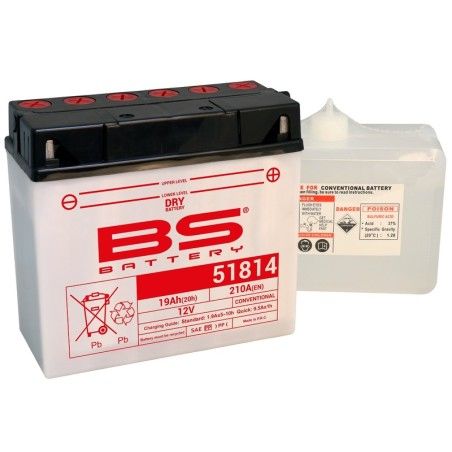 Batería BS BATTERY 51814 - motoscamaralweb.com
