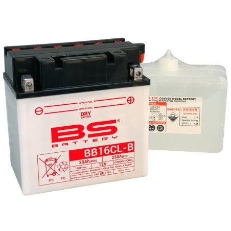 Batería BS BATTERY BB16CL-B (Fresh Pack) - motoscamaralweb.com