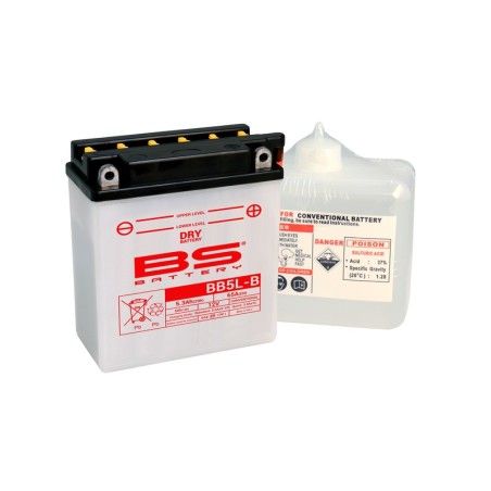 Batería BS BATTERY BB5L-B (Fresh Pack) (12N5-3B) - motoscamaralweb.com