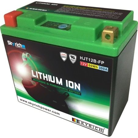 Batería de litio Skyrich LT12B (Con indicador de carga) - motoscamaralweb.com