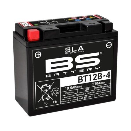 Batería BS BATTERY SLA BT12B-4 (FA) - motoscamaralweb.com