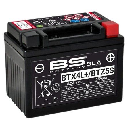 Batería BS BATTERY SLA BTX4L+ / BTZ5S (FA) - motoscamaralweb.com