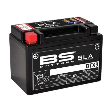 Batería BS BATTERY SLA BTX9 (FA) - motoscamaralweb.com