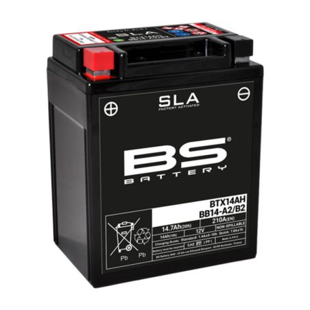 Batería BS BATTERY SLA BTX14AH/BB14-A2/B2 (FA) - motoscamaralweb.com