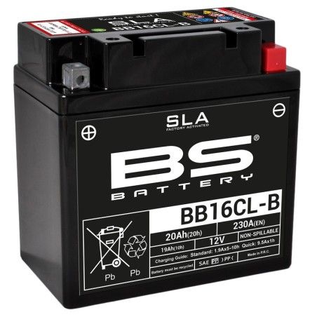 Batería BS BATTERY SLA BB16CL-B (FA) - motoscamaralweb.com