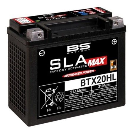 Batería BS BATTERY SLA MAX BTX20HL (FA) - motoscamaralweb.com