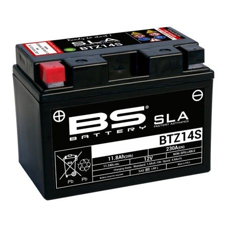Batería BS BATTERY SLA BTZ14S (FA) - motoscamaralweb.com