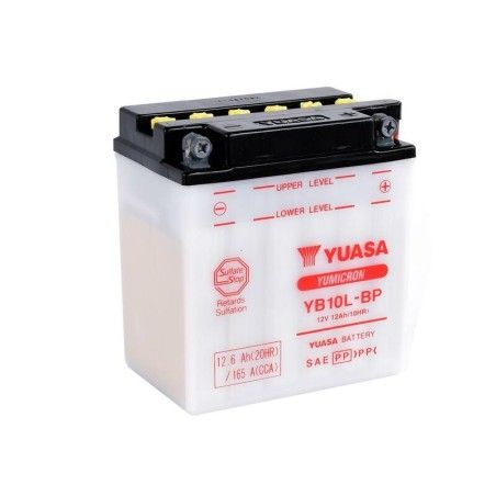 Batería YUASA YB10L-BP Dry charged (sin electrolito) - motoscamaralweb.com