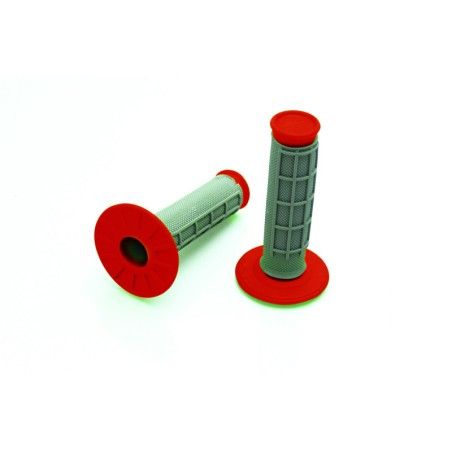 Puños Bihr media rejilla Color rojo- motoscamaralweb.com