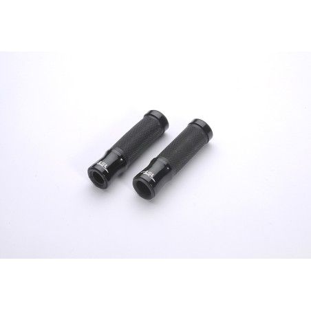 Puños aluminio CNC negro Ø22 - 125mm LSL 138G125SW- motoscamaralweb.co