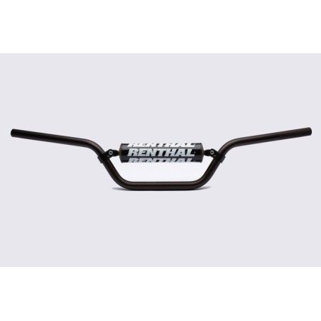 Manillar Renthal quad alto Yamaha negro con protector negro 607-01-BK-04-227 - motoscamaralweb.com