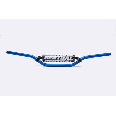 Manillar Renthal enduro azul con protector negro 693-01-BU-01-185 - motoscamaralweb.com