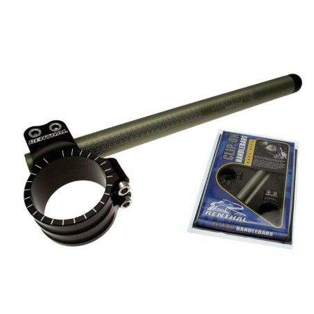 Semimanillares RENTHAL Original Ø50 mm alturar +0 mm desplazamiento +40 mm/7° - Negro - motoscamaralweb.com