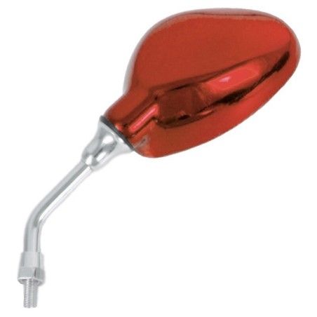 Juego de retrovisores universales V PARTS M8 rosca derecha rojo - motoscamaralweb.com