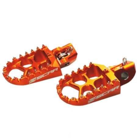 Estriberas SCAR EVO - Naranja - motoscamaralweb.com