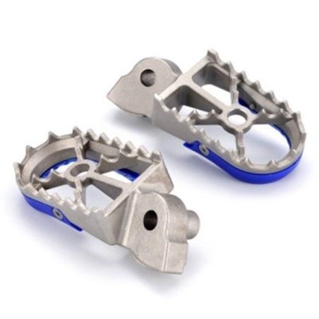 Estriberas Off Road gris/azul Gas Gas Yamaha- motoscamaralweb.com