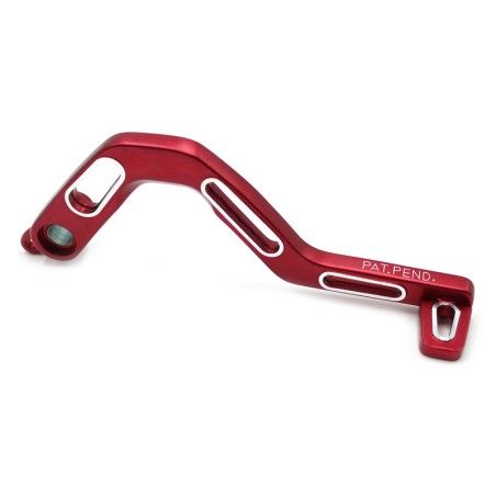 Pedal de freno V PARTS - Derbi aluminio rojo - motoscamaralweb.com