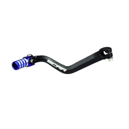 Pedal de cambio SCAR - Negro / Puntera azul - motoscamaralweb.com