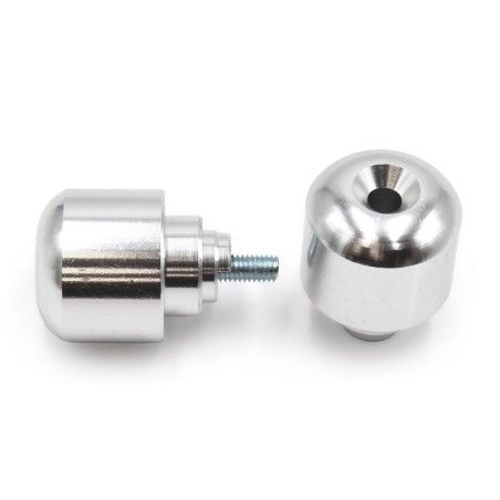 Juego contrapesos manillar V PARTS aluminio Honda plata - motoscamaralweb.com