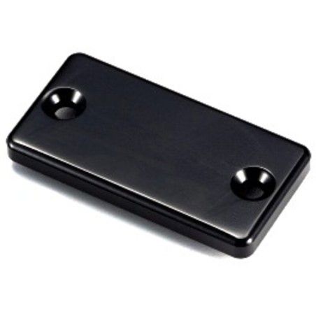 Tapa deposito bomba freno/embrague delantero negro Suzuki Kawasaki Yamaha V PARTS - motoscamaralweb.com