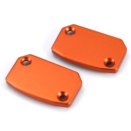 Tapa deposito bomba freno/embrague naranja Brembo V PARTS - motoscamaralweb.com