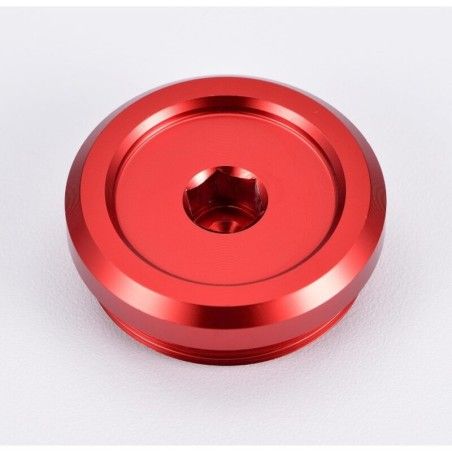 Tapon llenado aceite V PARTS rojo BMW- motoscamaralweb.com