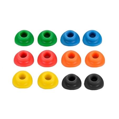 Par de gomas para valvula de rueda V PARTS negro - motoscamaralweb.com