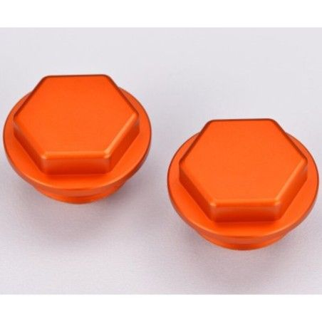 Tapa deposito bomba freno trasero naranja KTM V PARTS- motoscamaralweb