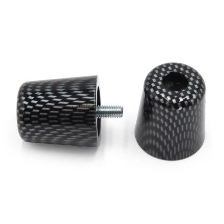 Juego contrapesos manillar V PARTS aluminio Piaggio carbono - motoscamaralweb.com