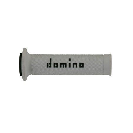 Puños racing DOMINO 126mm blanco/negro A01041C4046- motoscamaralweb.co