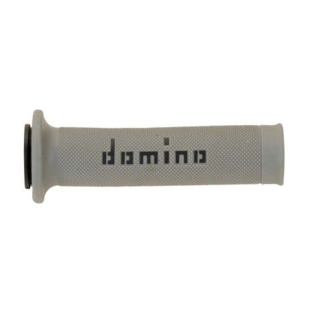 Puños racing DOMINO 126mm gris/negro A01041C4052 - motoscamaralweb.com
