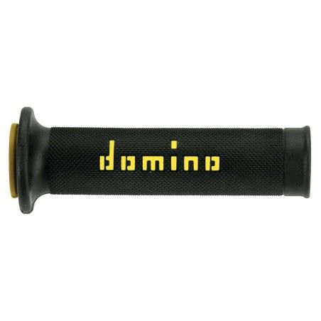 Puños racing 126mm negro/amarillo A01041C4740- motoscamaralweb.com