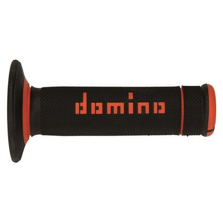 Puños off road DOMINO cross negro/naranja A02041C4540 - motoscamaralweb.com